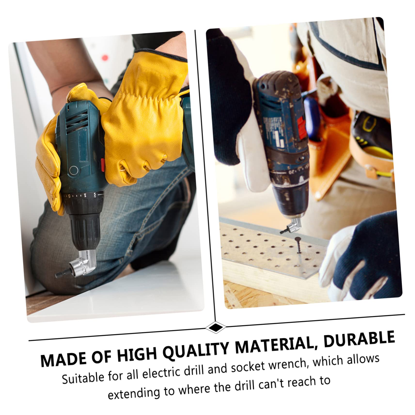 2pcs 105 Corner Angled Screwdriver Flat Screwdriver Drill Adapter Screwdriver Batch Wrench Driver Bending Batch Hand Repair Tools Drill Extension Screwdriver Connector