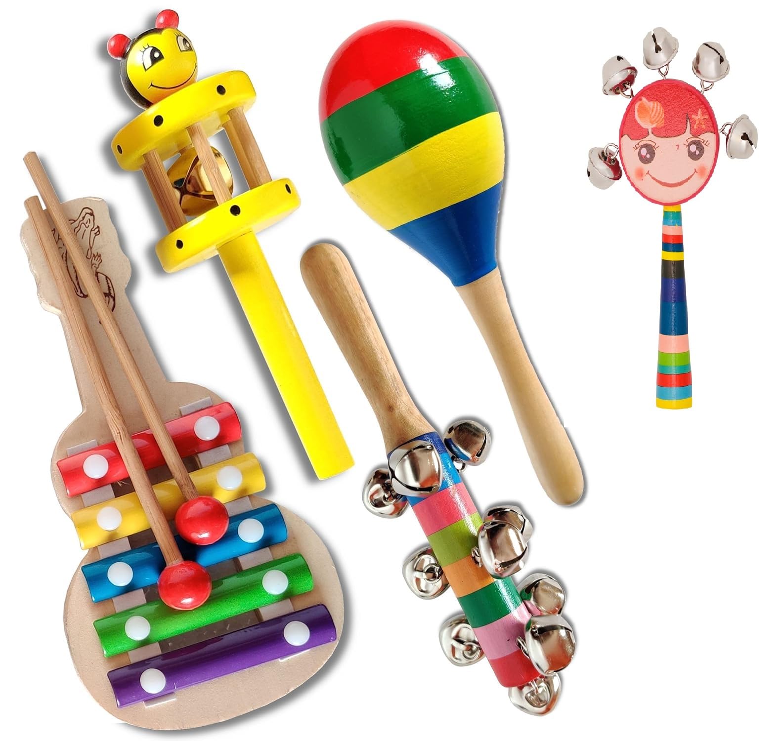 See full amazon price history chart for Little Mind Wooden Musical Rattle Combo Pack Set for Kids, Babies, Infants, Non Toxic Finished Instrument - Pack of 5- Multi Color Little Mind Wooden Musical Rattle Combo Pack Set for Kids, Babies, Infants, Non Toxic Finished Instrument - Pack of 5- Multi Color (B0CZF3S2HD) Amazon Price History, Amazon Price Tracker