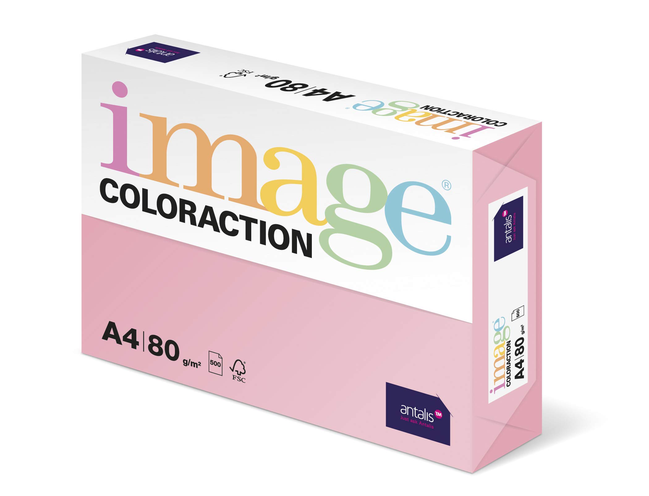 Image Coloraction Pale Pink (Tropic) A4 210x297mm 160gm2/210mic fsc4 250sh/RM 5rm/BX