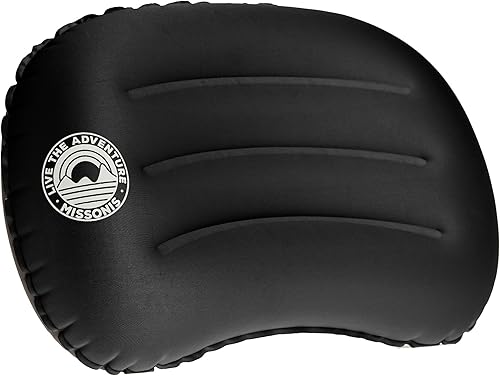 Miniatura 10 de Almohada inflable para campamento ligera, compacta, compresible, impermeable, almohada de camping de firmeza ajustable, para dormir durante viajes,