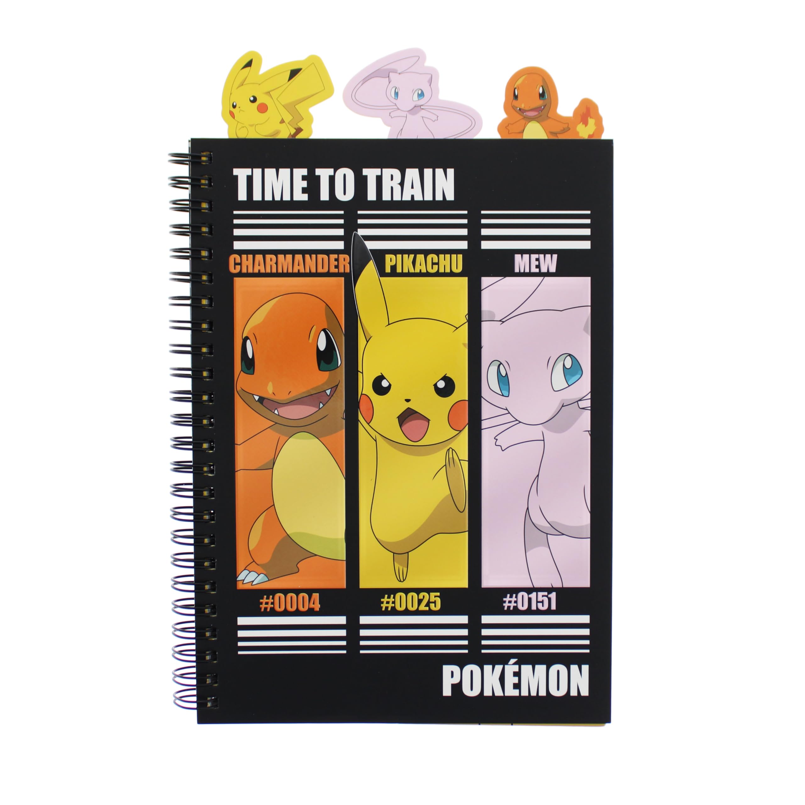 Blueprint Collections Pokemon A5 Notebook | Project Book with Pikachu, Mew & Charmander | Back to School Essentials | Official Pokémon Stationery, Gifts & Accessories