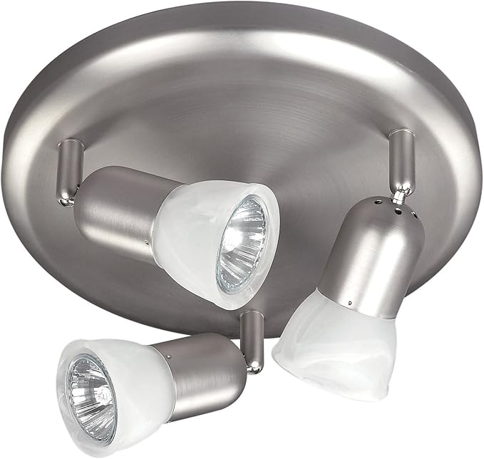 CANARM LTD. ICW356A03BPT10 James 3 Bulb Ceiling/Wall Light, Brushed