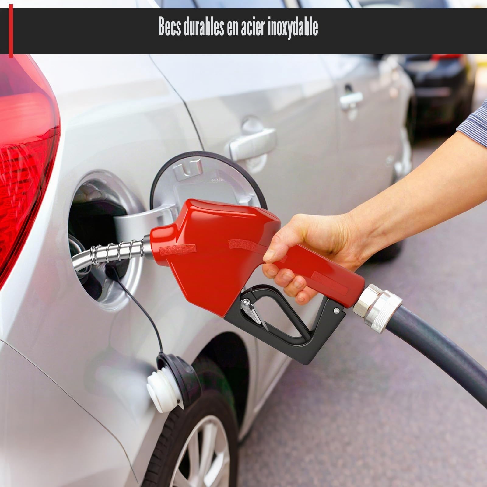 WingFly Pistolet de distribution automatique diesel - Pompe à diesel auto-amorçante - Pistolet à carburant de voiture - Pompe à fioul automatique - Pompe d'aspiration d'huile (3/4" et 1")