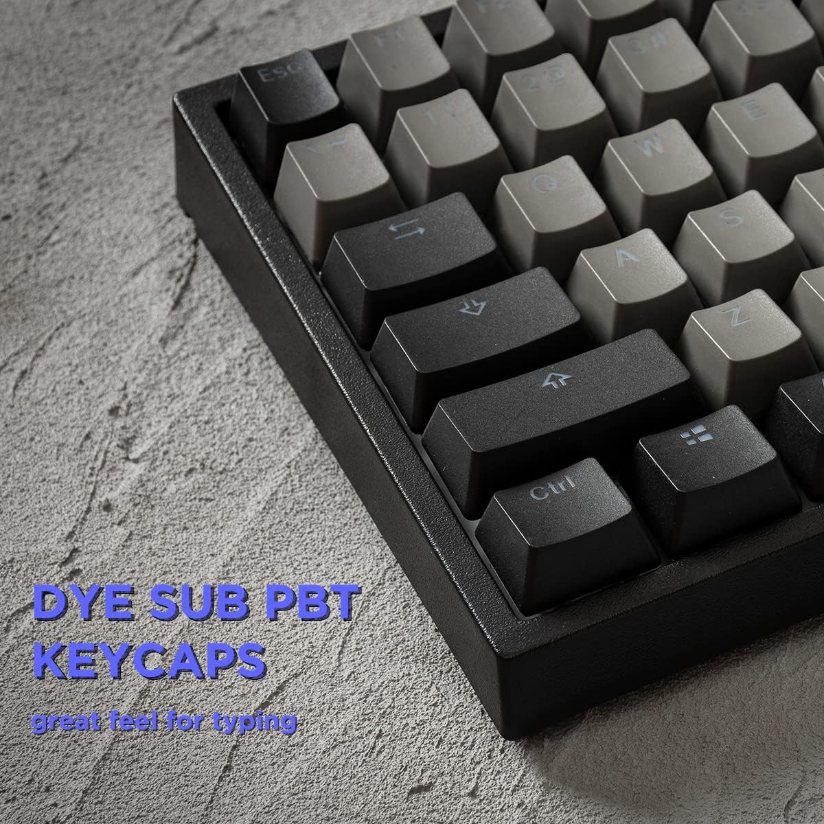 YUNZII KC84 84 Keys Hot Swappable Wired Mechanical Keyboard with PBT Dye-subbed Keycaps, Programmable, RGB,NKRO,Type-C Cable for Win/Mac/Gaming/Typist (Gateron Brown Switch, Black)