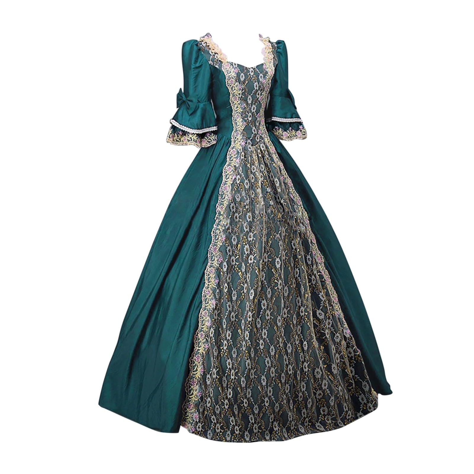 Women's Plus Size Vintage Dresses Victorian Queen-Style Masquerade Gowns, Rococo Baroque - Image 2