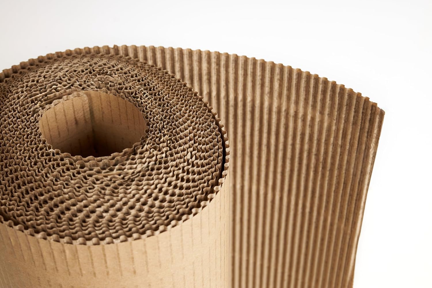 V1 TRADE Wellpappe Rolle 40cm x 10m - Rollenwellpappe 190g/m2 - Verpackungsmaterial für Sicheren Versand und Lagerung - Umweltfreundlich und Recyclebar