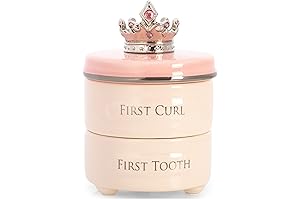 DEMDACO First Tooth and Curl Keepsake Box