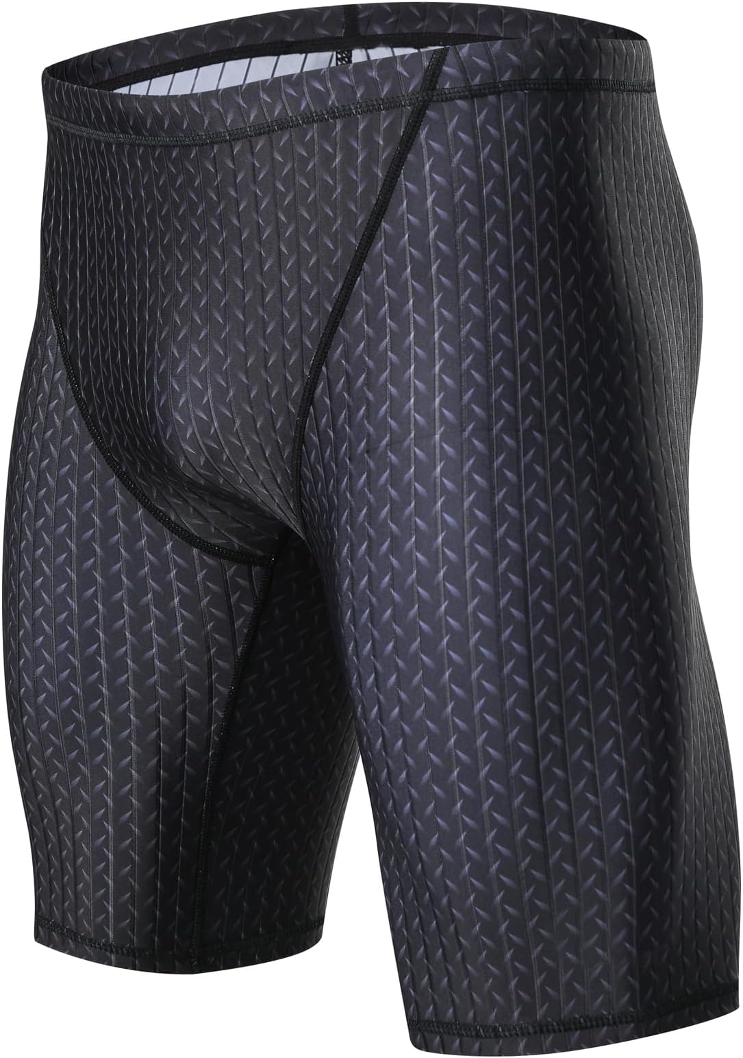 Men's Square Leg Swimming Jammer Shorts UPF50+,Men Swimsuit Swim Jammers Fabric Shape Retention