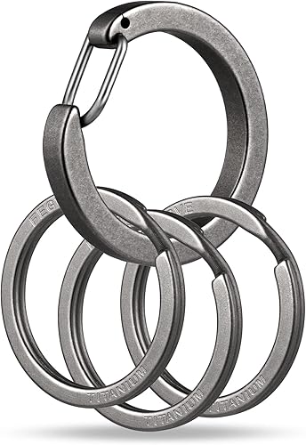 TISUR Kit de fabricación de llaveros con llaveros, cierres de pinza de langosta de metal, llaveros de anillos de llavero a granel y abiertos para