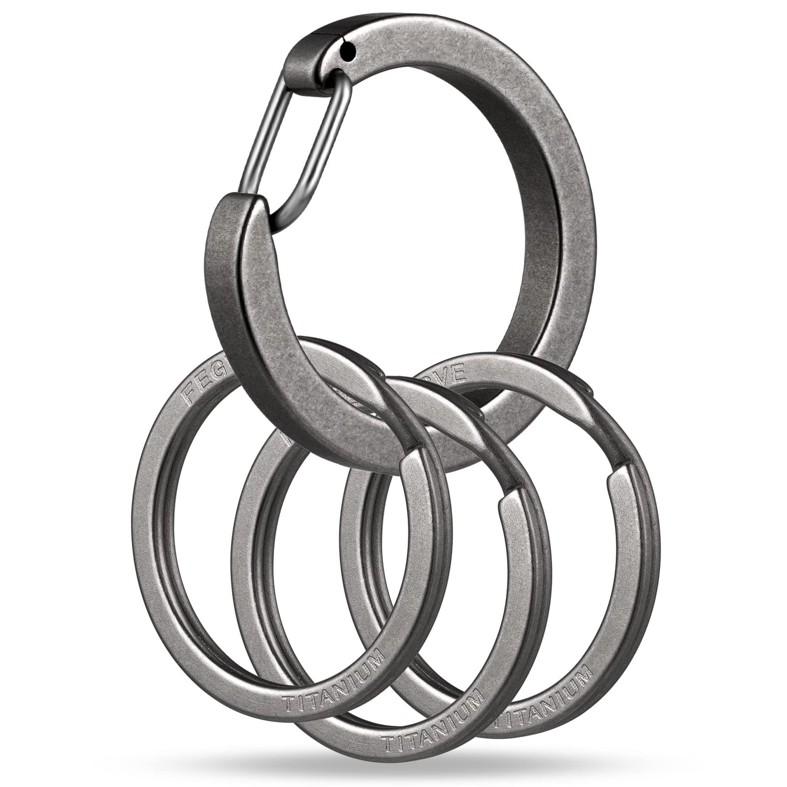 TISUR Keychain Making Kit Snap Hooks with Key Rings, Metal Lobster Claw Clasps Keychain Clips, Key Chain Rings Bulk and Open Jump Keyrings for DlY Crafts, Jewelry Making Hardware