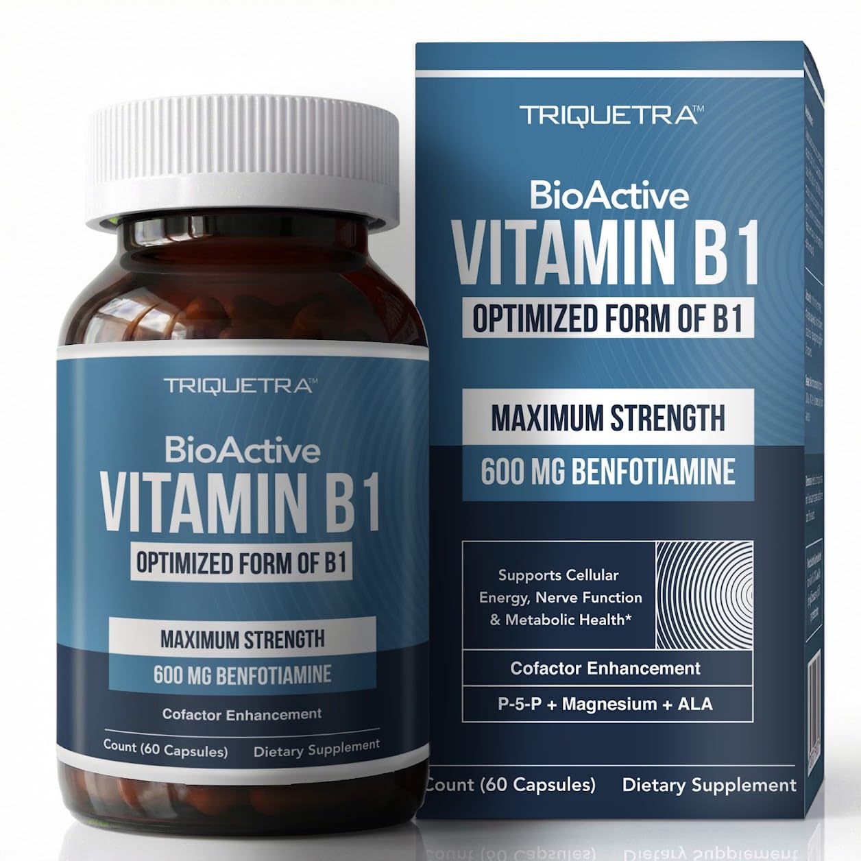 Triquetra Health Vitamina B1 (Benfotiamina) 600 mg, 60 cápsulas