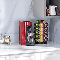 Vista 7 de Rice Rat Soporte para carrusel de cápsulas de café con almacenamiento central adicional para cápsulas VertuoLine (más de 40 cápsulas)