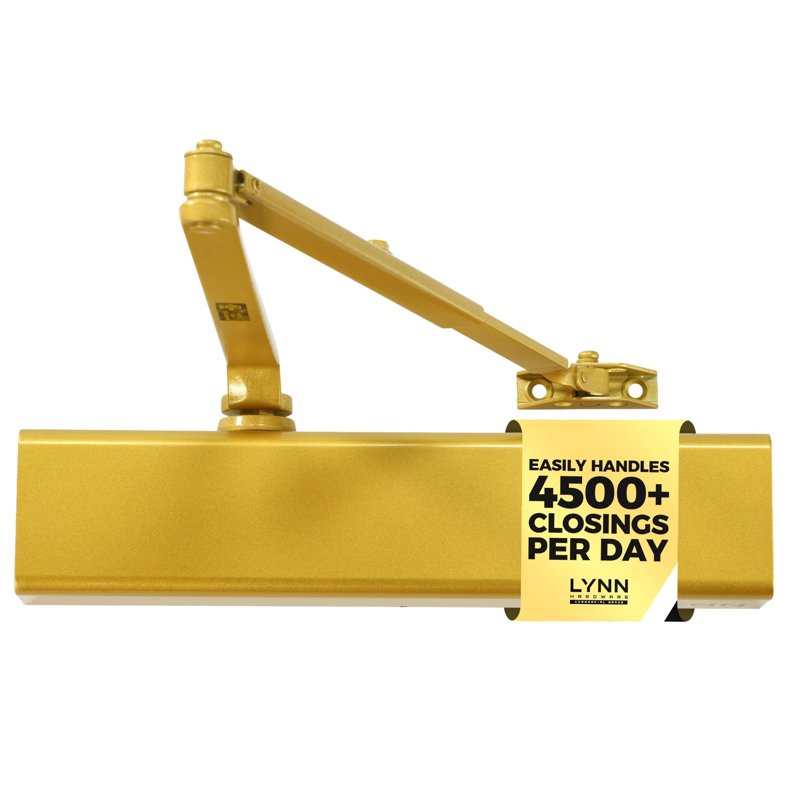 LYNN HARDWARE Heavy Duty Commercial Automatic Door Closer w/- Closing Delay — Amazon image 9