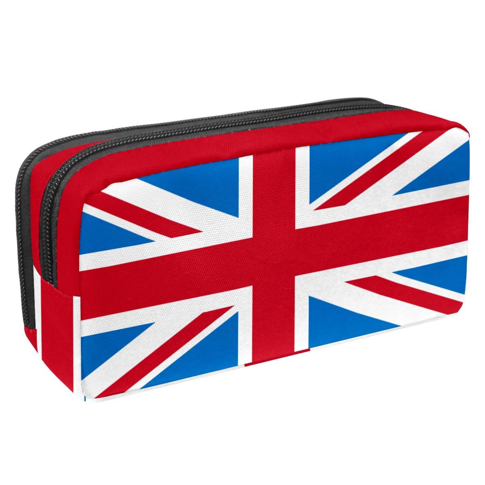 Eslifey Pencil Case, Union Jack British Flag Large Capacity Pencil Pouch Stationery Pen Bag