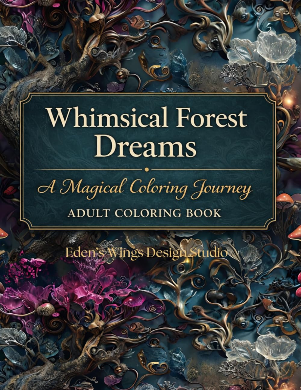 Whimsical Forest Dreams: A Magical Coloring Journey for Relaxation and Stress Relief