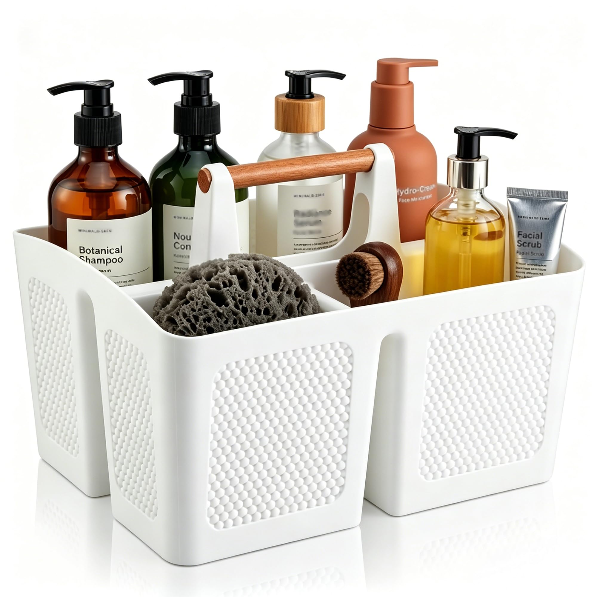 Haundry 3-Compartment Shower Caddy
