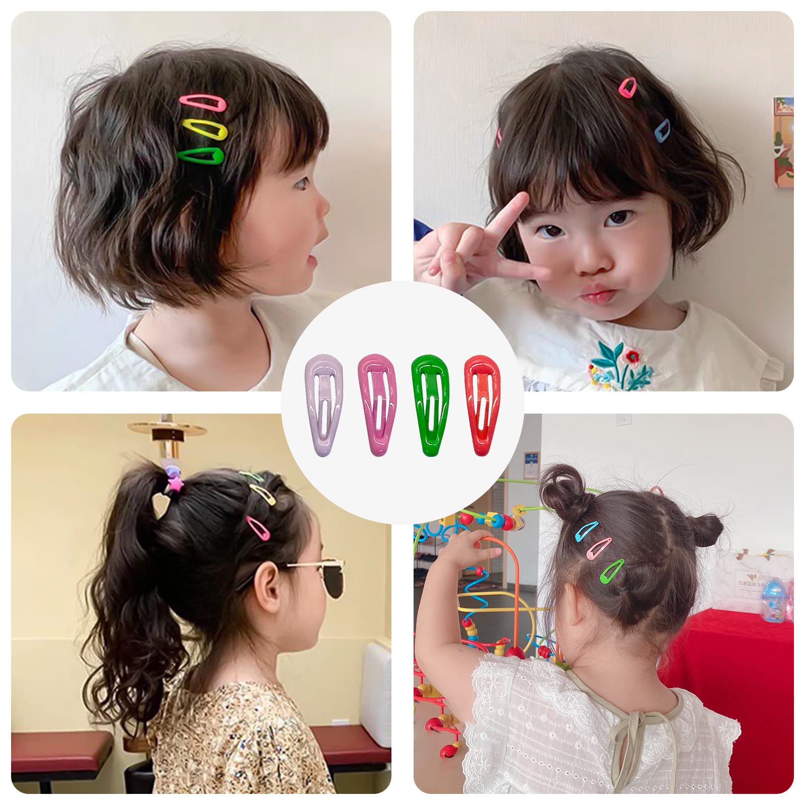 Amazon | nalaina パッチンピン ヘアピン (50個セット) ヘアクリップ