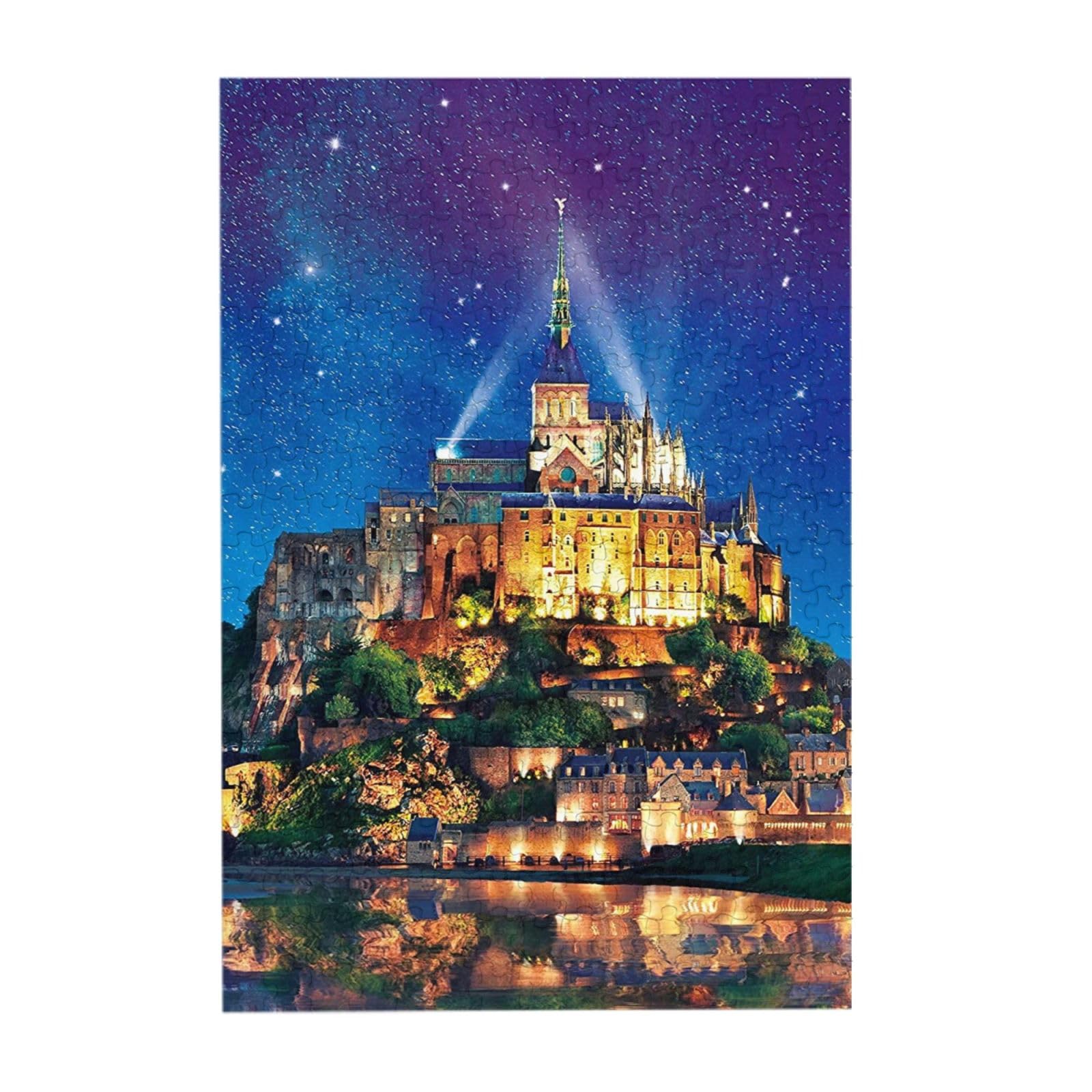 【廃番品】 ジグソーパズル モン・サン・ミシェルとその湾VII 3000ピース Amazon.co.jp: 300ピース ジグソーパズル 星空の下のモンサン