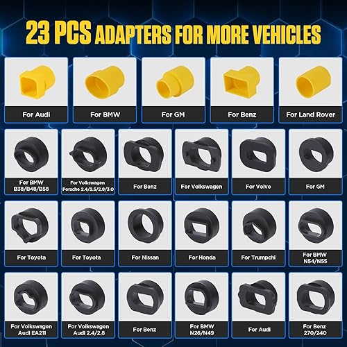 Miniatura 3 de Nogal Blaster, con 23 adaptadores y kit de pistola de nogal de 4.4 lbs para limpieza de carbono, sistema de motor automotriz, máquina de limpieza de