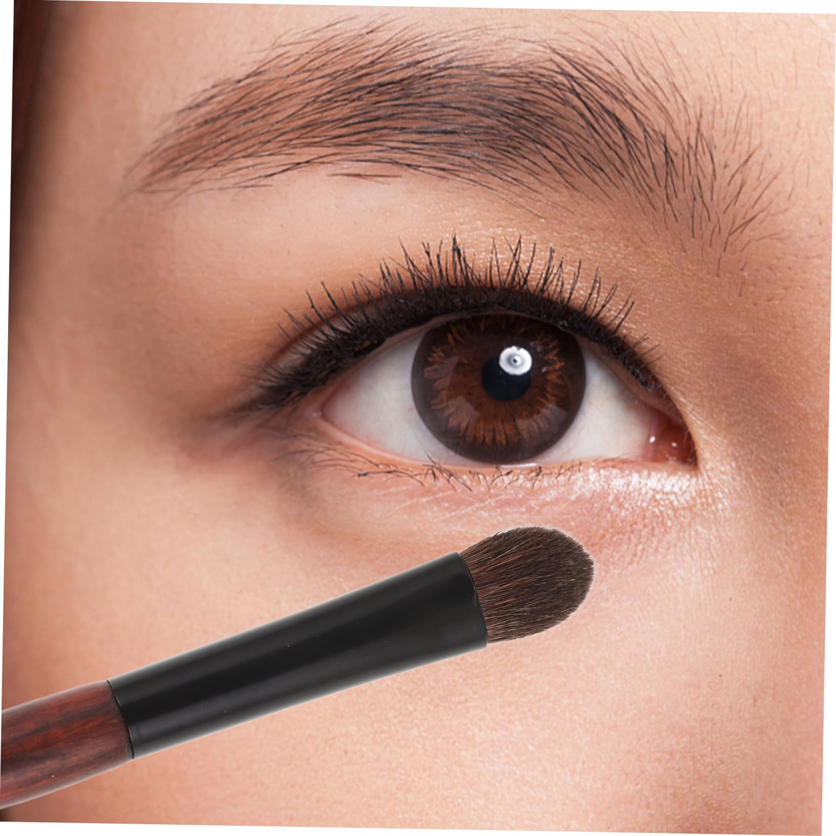 Kit Pennelli Per Pennello Per e Eyeliner Pennelli Per Cosmetici Viaggio Per Setole Morbide Per Applicazione Uniforme
