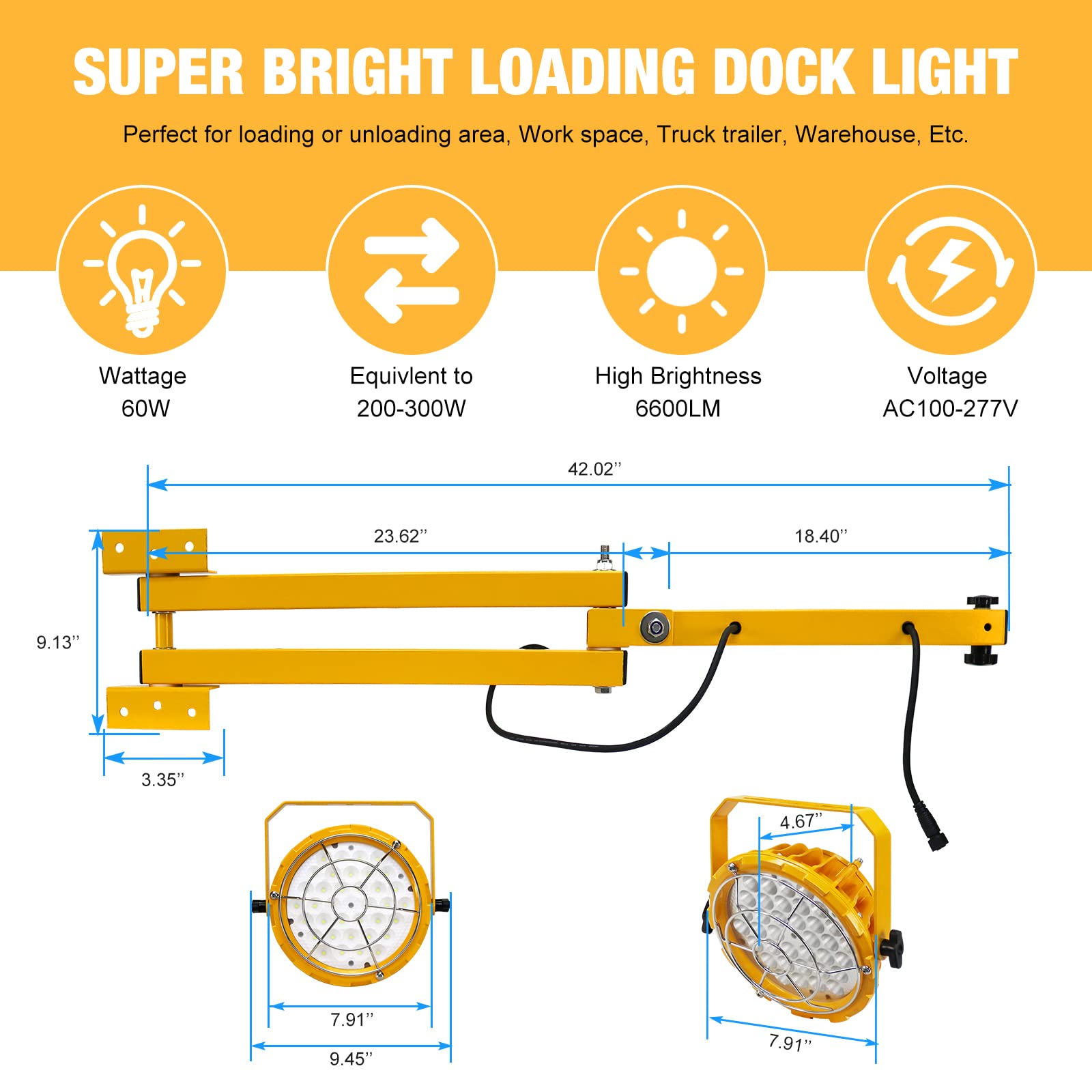 Loading Dock Led Light Bulbs Loading Dock Lights And Fans, Fully