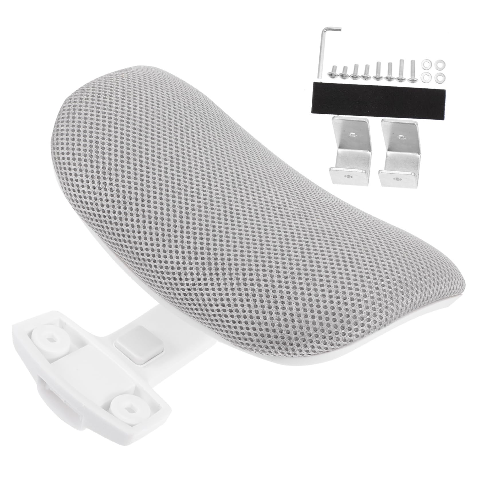 LIFKOME Reposacabezas Cojín de Malla y Esponja Ajustable para Estructura Ergonómica Instalación Sencilla Silla de Oficina para Uso en Casa y Oficina