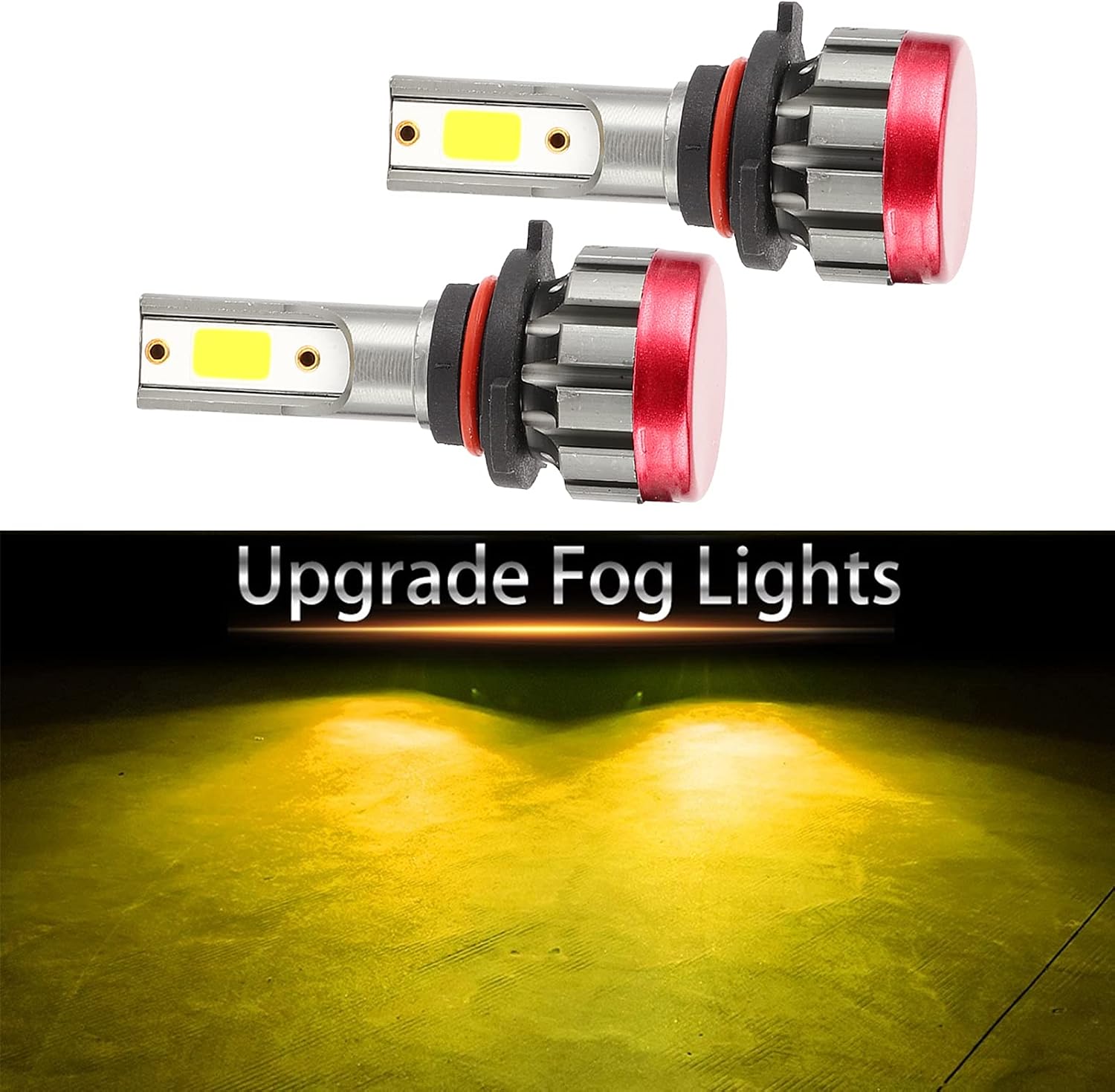 Bombillas antiniebla 9005 HB3 EV19, 3000K 3000 LM, bombillas LED de