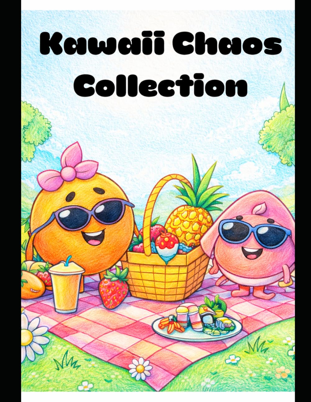 Kawaii Chaos Coloring Book: Cute, Quirky Coloring Pages for Teens and Young Adults