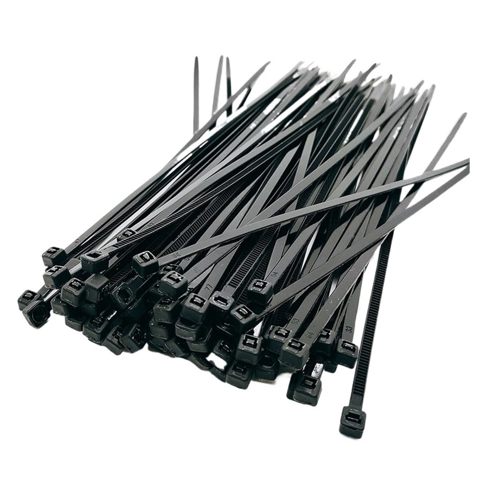 Assortiment d'attaches pour câbles,Attaches zip po Attache de câble en Nylon autobloquant, 100 pièces, sangle d'organisation de fil en plastique(Blue)