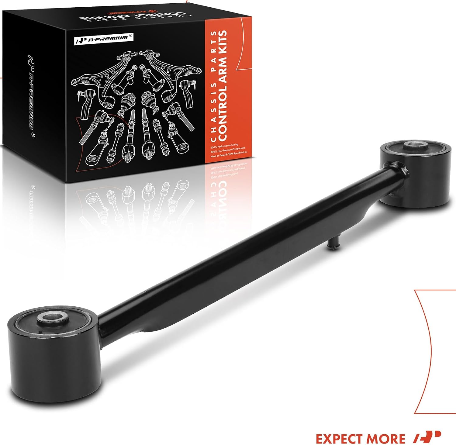 A-Premium Rear Upper Suspension Trailing Arm Compatible with Chevrolet Trailblazer 2002-2009 & GMC Envoy 2002-2009 & Buick Rainier 2004-2007 & Saab 9-7X 2005-2009 & Oldsmobile Bravada 2002-2004