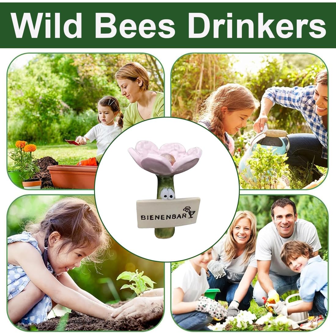4 Piezas De Tazas Para Insectos Abejas, Bebedero Para Abejas, Bebederos Para Insectos, Decoración De Jardín, Criar Y Alimentar Abejas, Para Apicultores Y Amantes De La Jardinería
