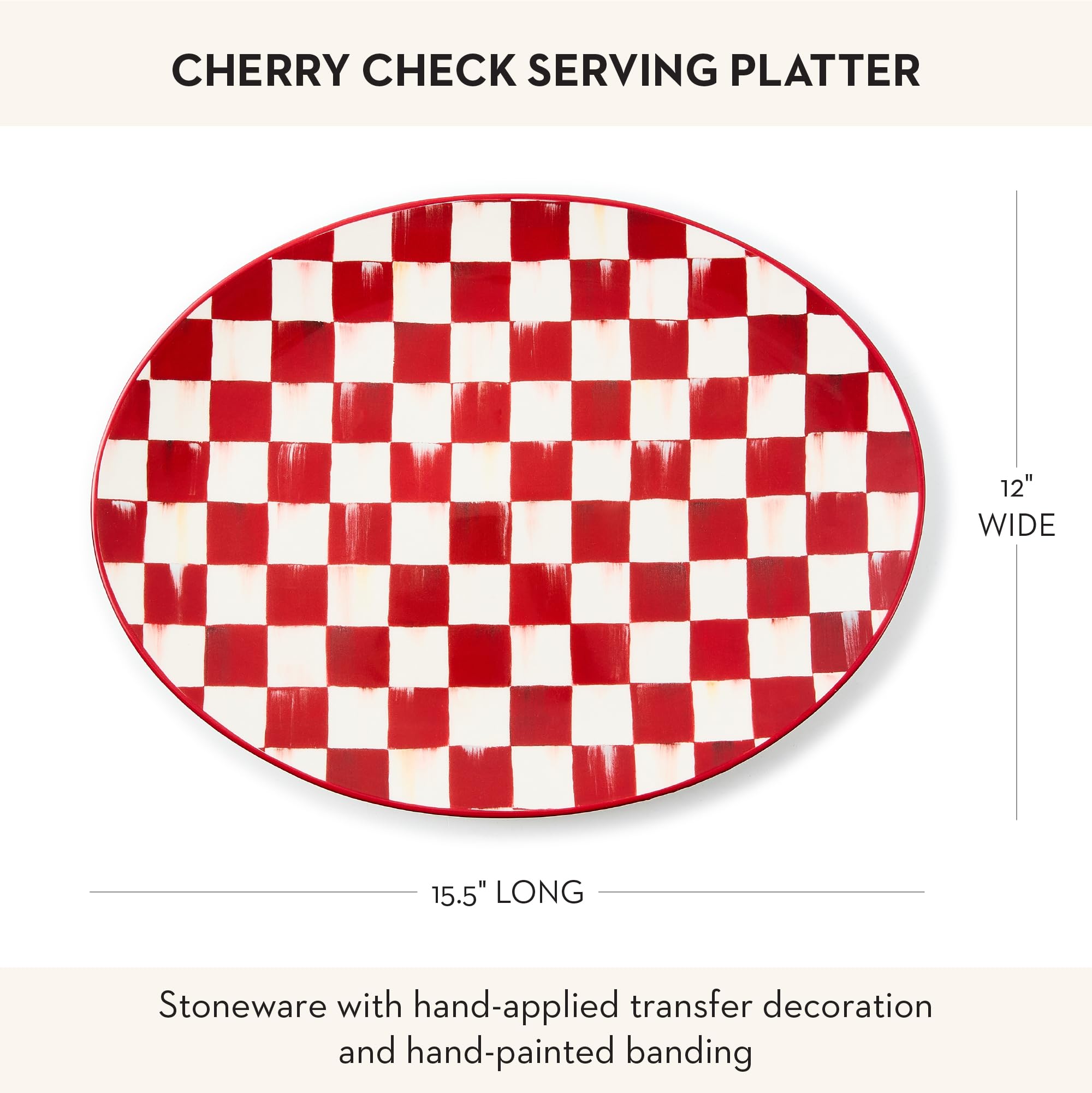 マッケンジーチャイルズ/プレート/皿 Amazon.com | MACKENZIE-CHILDS Stoneware Serving Platter