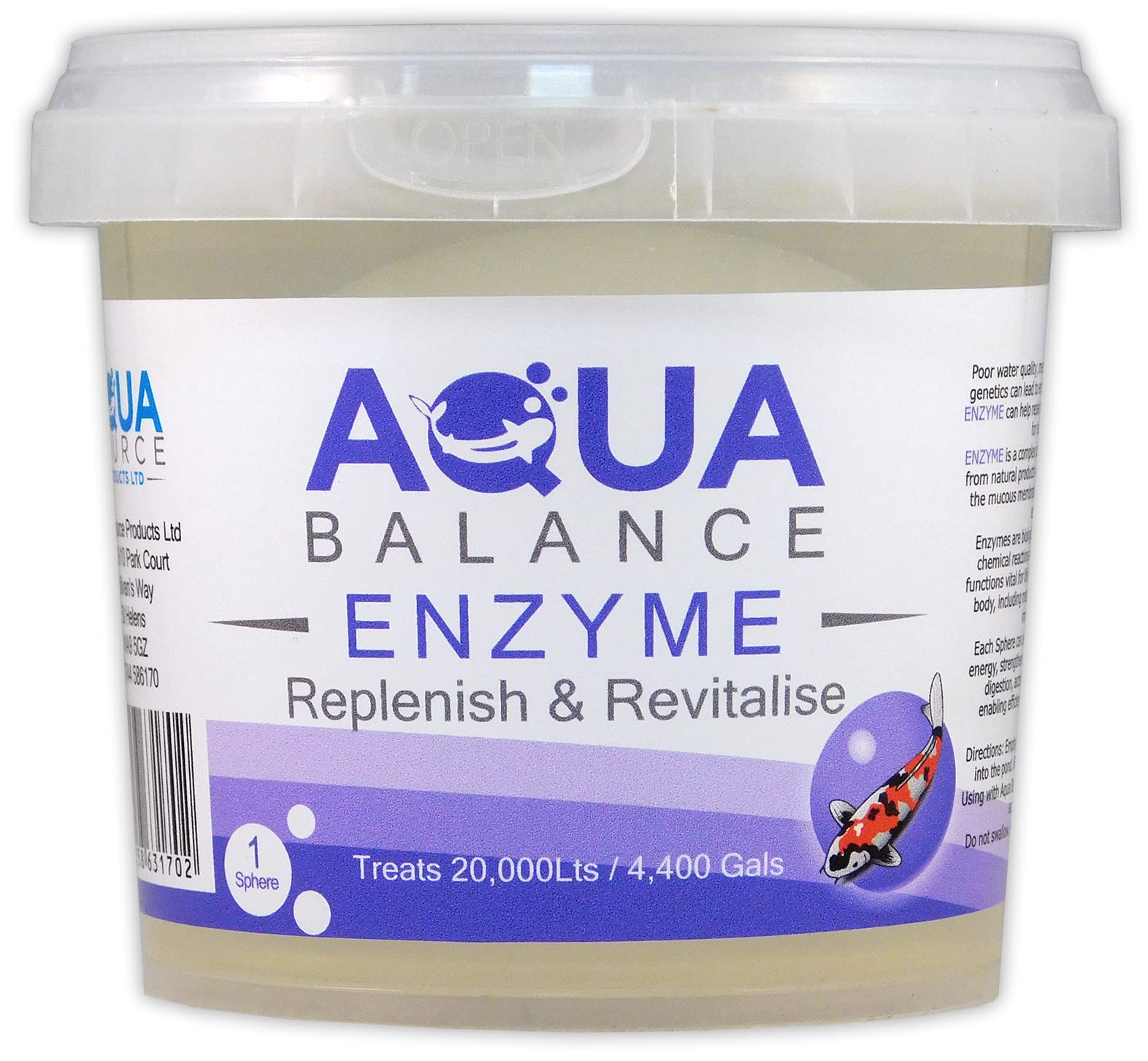 Aqua Source Aqua Balance Enzyme