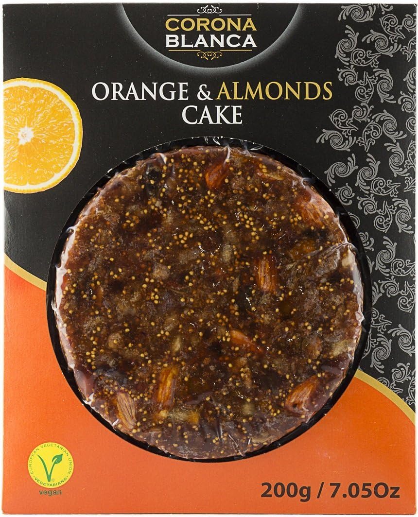 Corona Blanca Orange and Almonds Bread Cake (Fig, Dates, Almonds and Orange) 7.05 oz ( 200 gr)