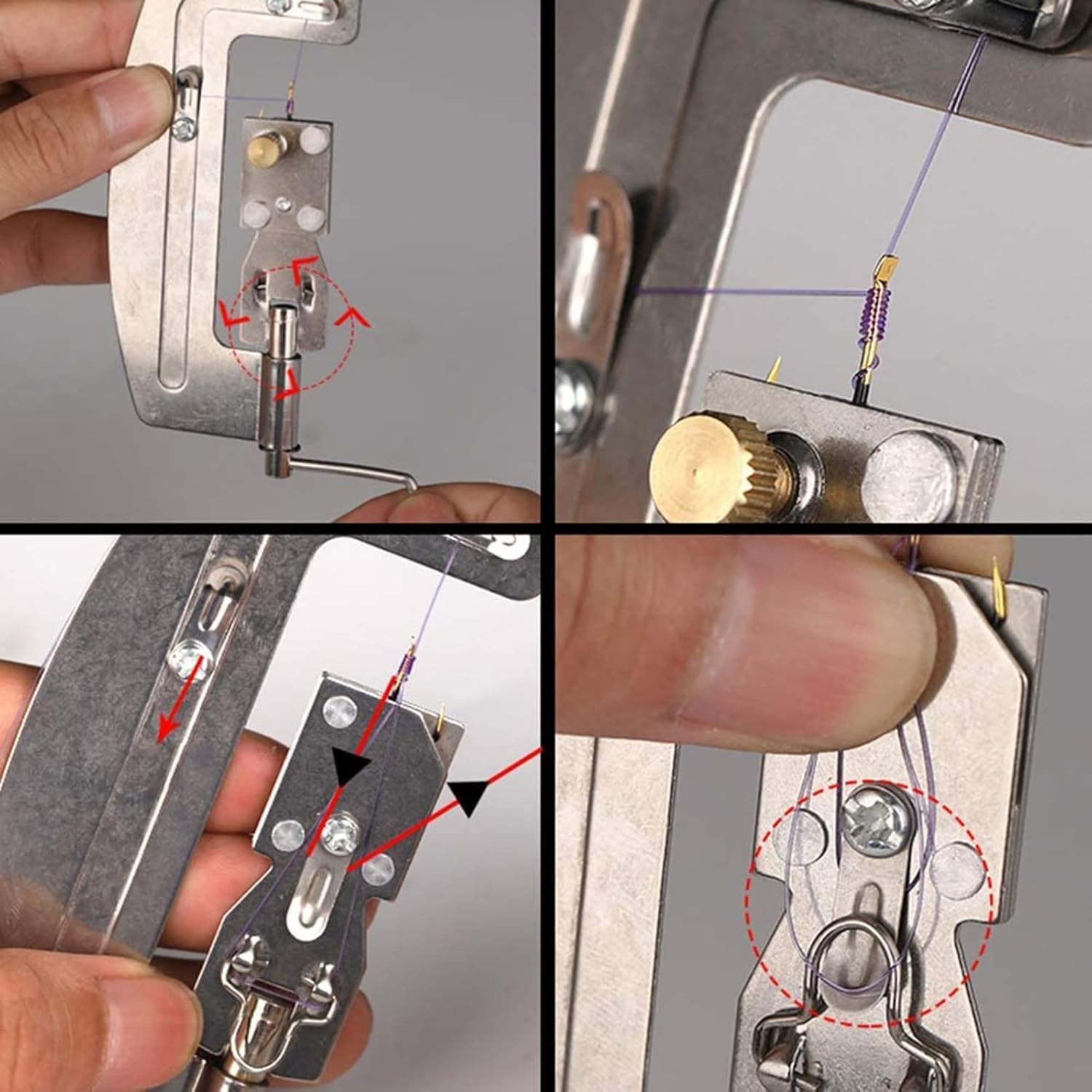 Principiul de funcționare al aparatului de legat cârlige
