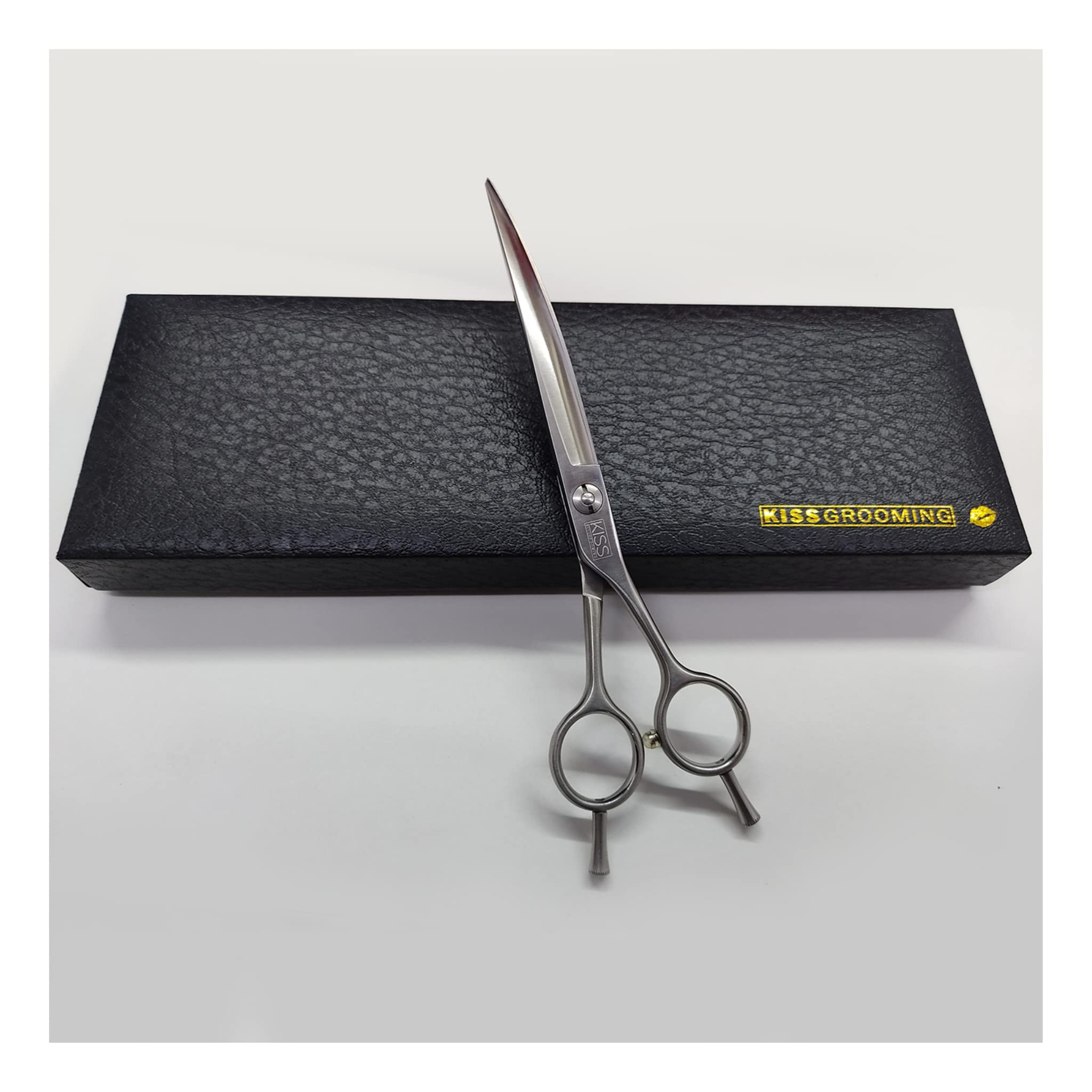 Aeolus Kiss Series 5 Star Curved Pet Grooming Scissors 7 Inch