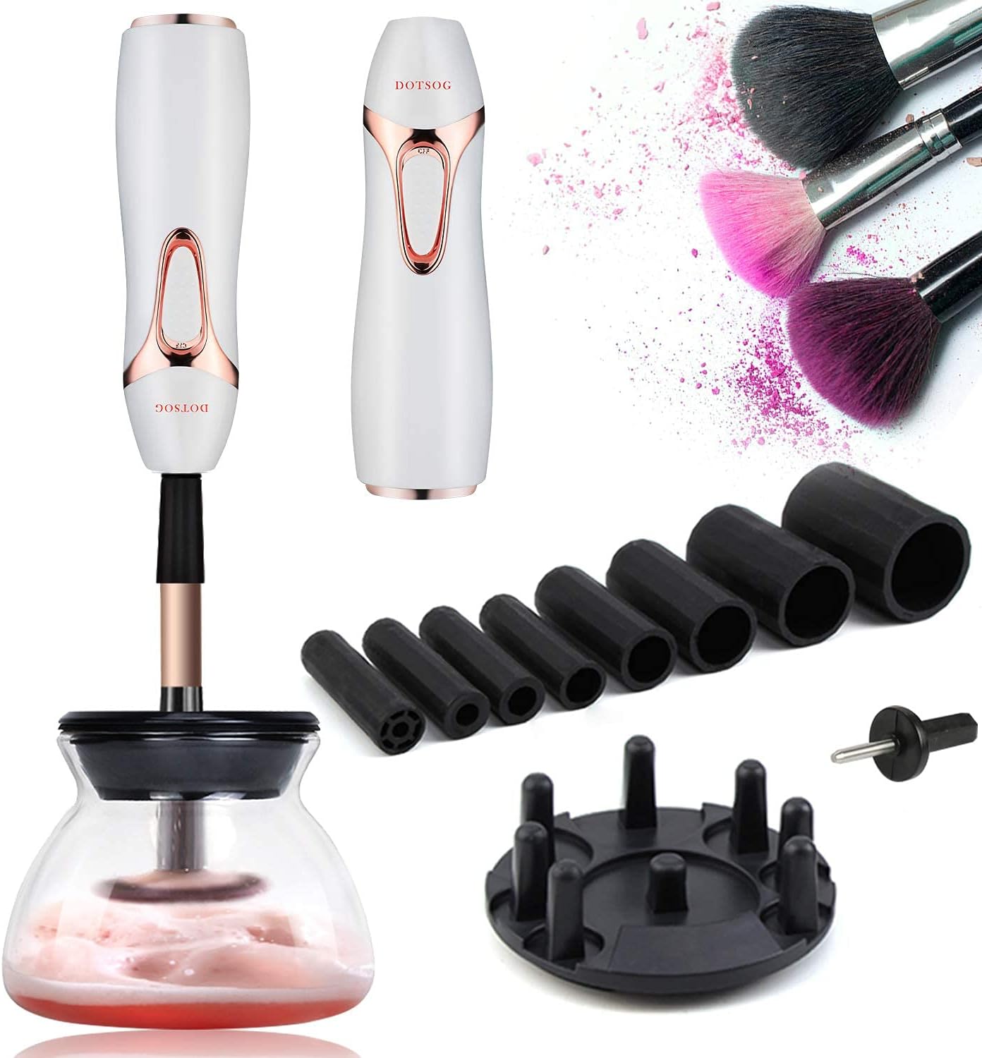 Pro Makeup Brush Cleaner, DOTSOG Electric Automatic Cosmetic Brushes
