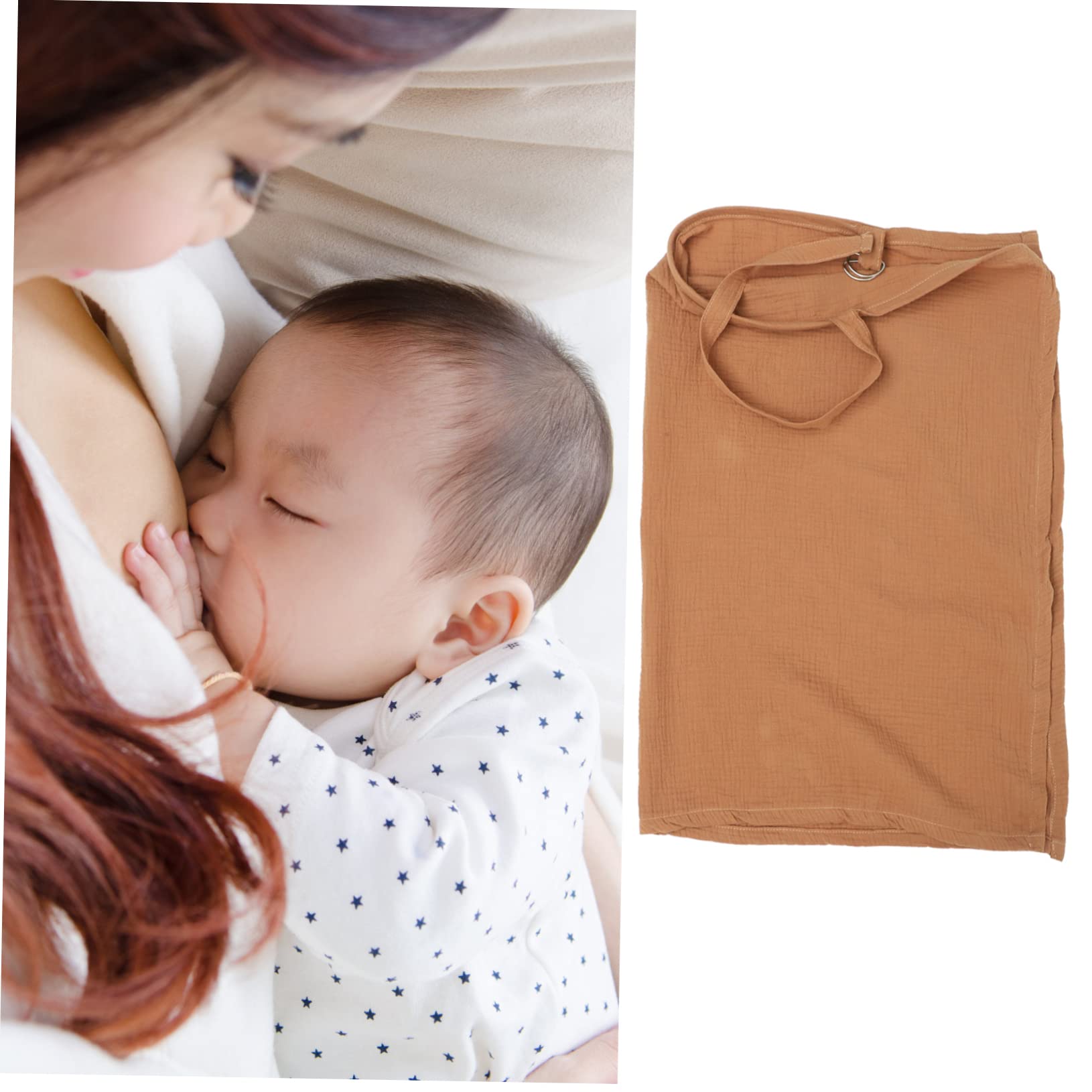 Copertura Allattamento Cotone Morbido Grembiule Ragazza Mamma Lavabile Riutilizzabile Viaggio Design Semplice Traspirante