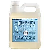 Vista 13 de Mrs. MEYER'S Clean Day Jabón líquido para manos, paquete de 4 variedades, limón verbena, lavanda, albahaca, flor de compasión, 12.5 onzas cada uno