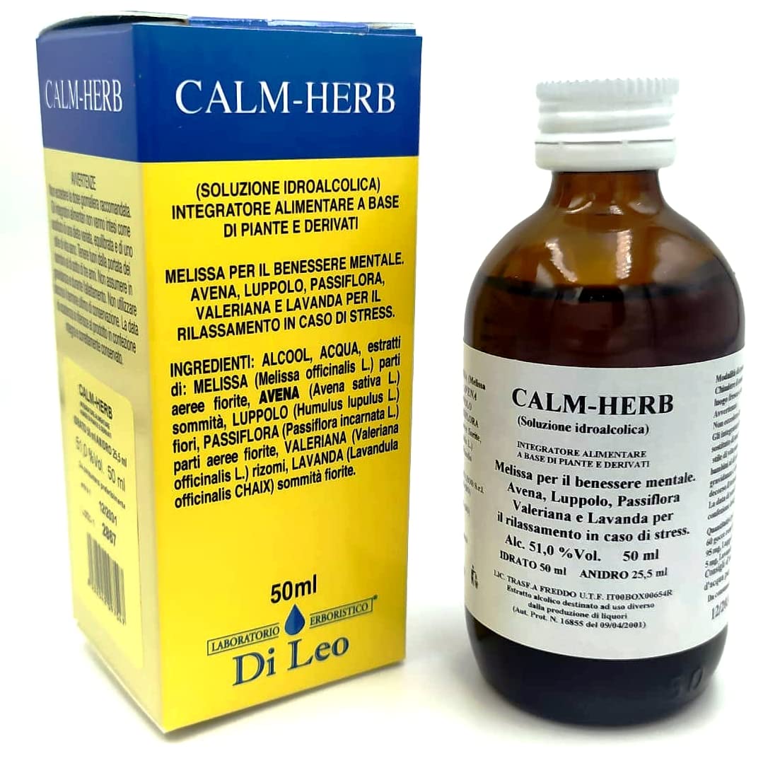 Calm-​Herb. Per il benessere mentale e per il rilassamento in caso di stress