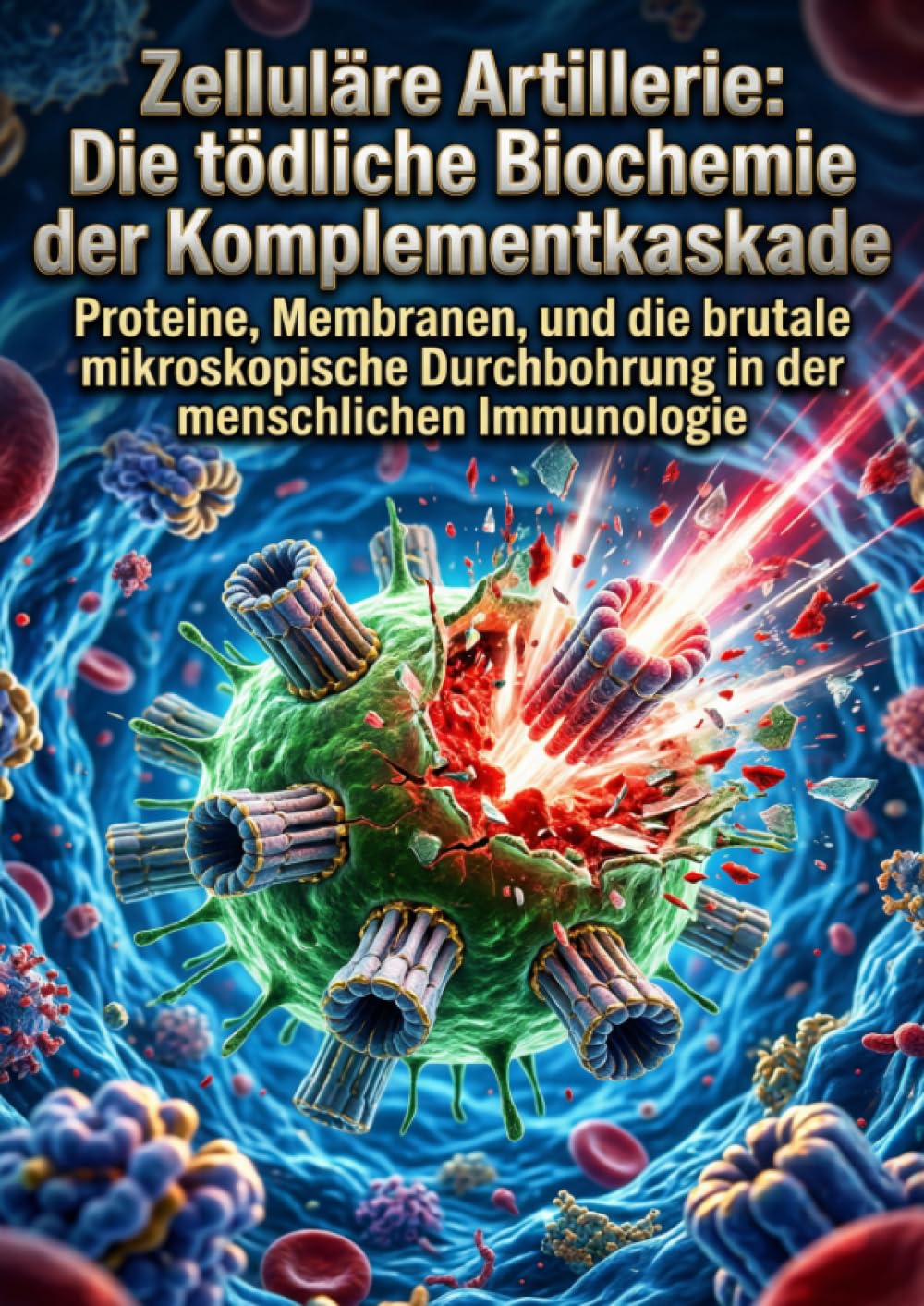 Zelluläre Artillerie: Die tödliche Biochemie der Komplementkaskade: Proteine, Membranen, und die brutale mikroskopische Durchbohrung in der menschlichen Immunologie