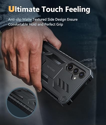 Miniatura 6 de FNTCASE Funda para Samsung Galaxy S23-FE funda resistente de grado militar para teléfono celular con soporte  Protección de TPU a prueba de golpes