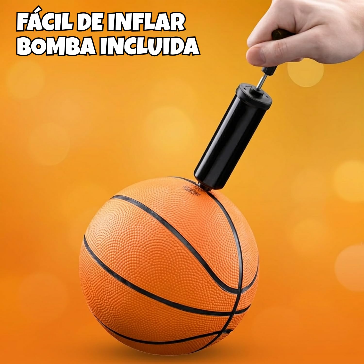 Bedwina Balones de Baloncesto Mini (2 o 4) de Goma 17,8 cm tamaño 3. Mini Canasta para Juegos en Piscina Interior/Exterior cumpleaños para niños