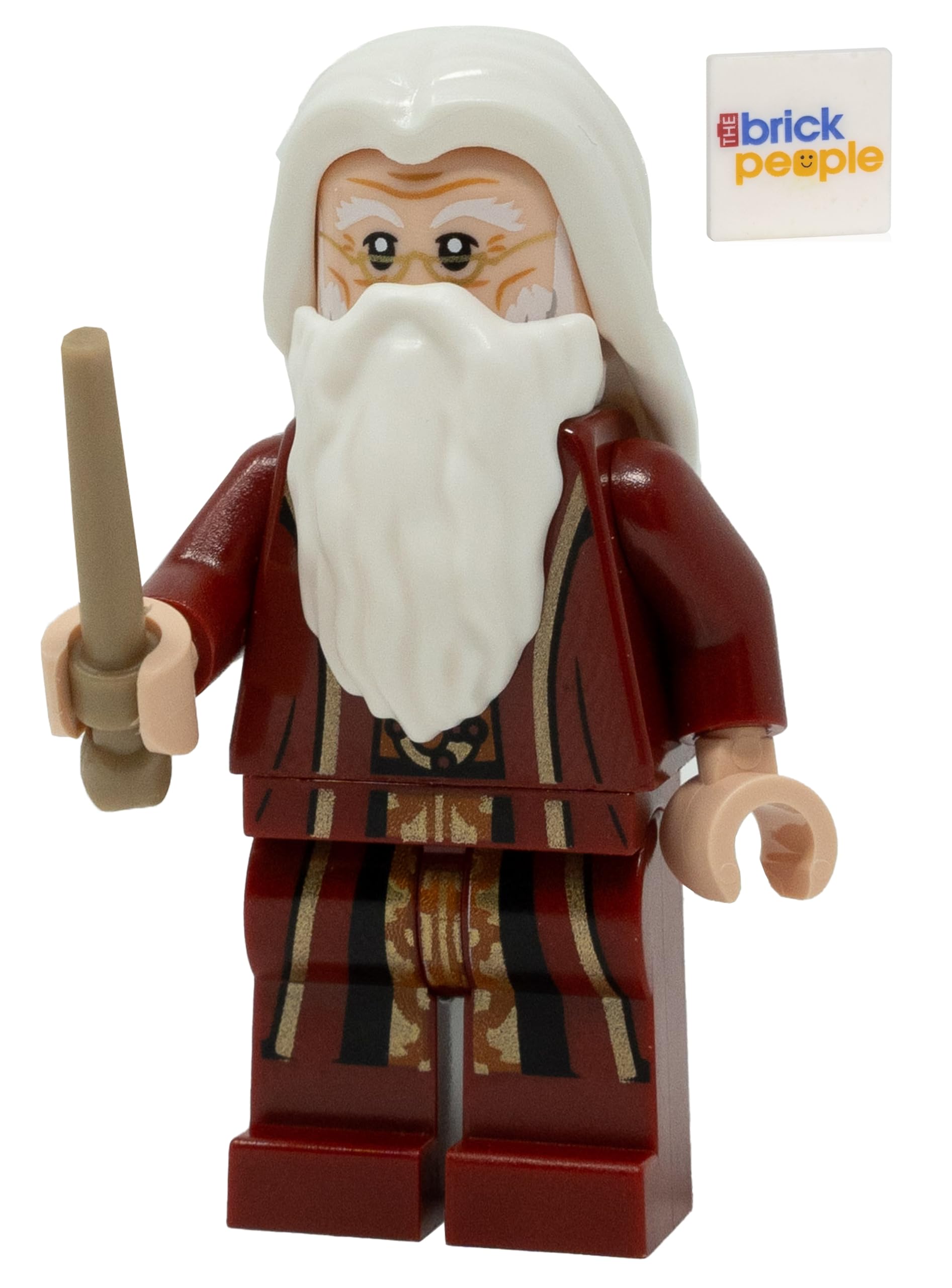 LEGO Harry Potter: Ablus Dumbledore Minifigure with Wand