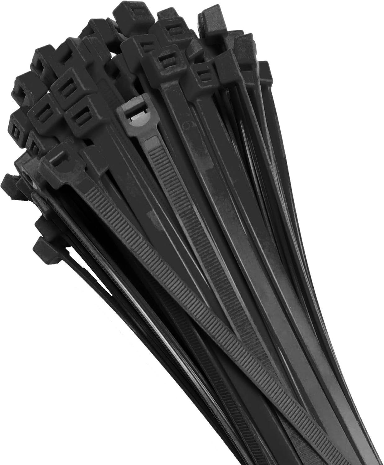 Electriduct Nylon Cable Ties - 8" Self-Locking Zip Ties Multi Color: (Blue, Red, Green, Yellow, Fuchsia, Orange, Gray, Purple) - 500 Pack