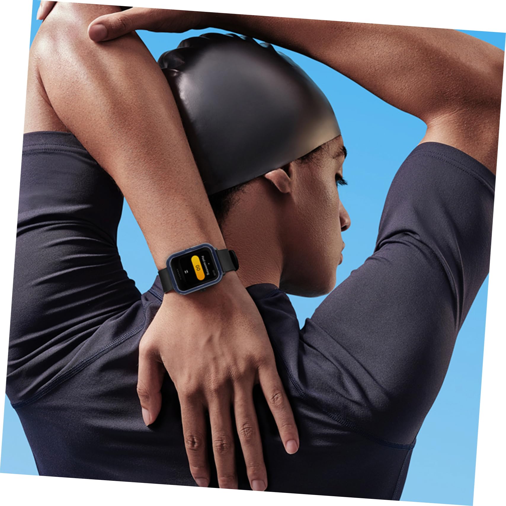 Housoutil 3 Pcs Protective Case Bumper Cover Protector Case Protective Frame Accessories Protector Cover Screen Protector Fashionable Protector Reloj Inteligente Bumper Case Computer Watch