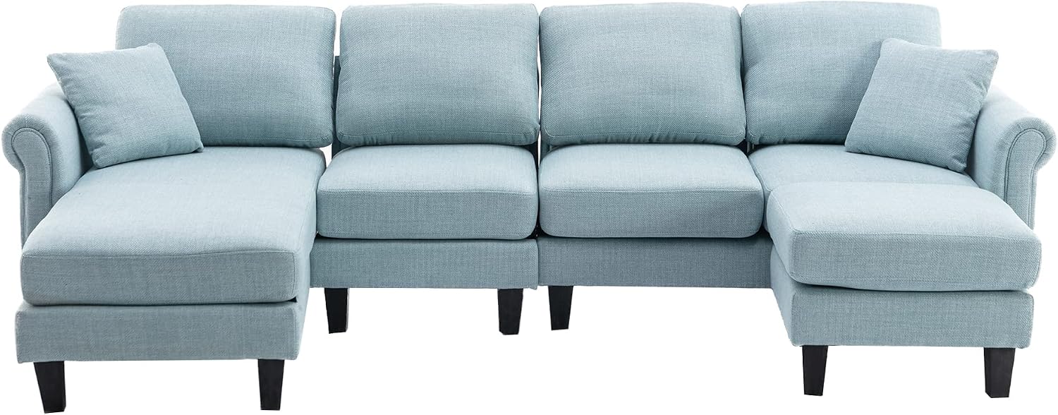 Amazon.com: Olela U Shaped Modular Sectional Sofa for Living Room ...