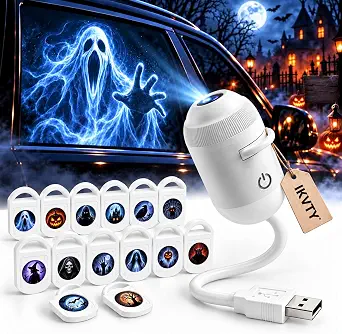 Halloween Ghost Window Projector for Cars