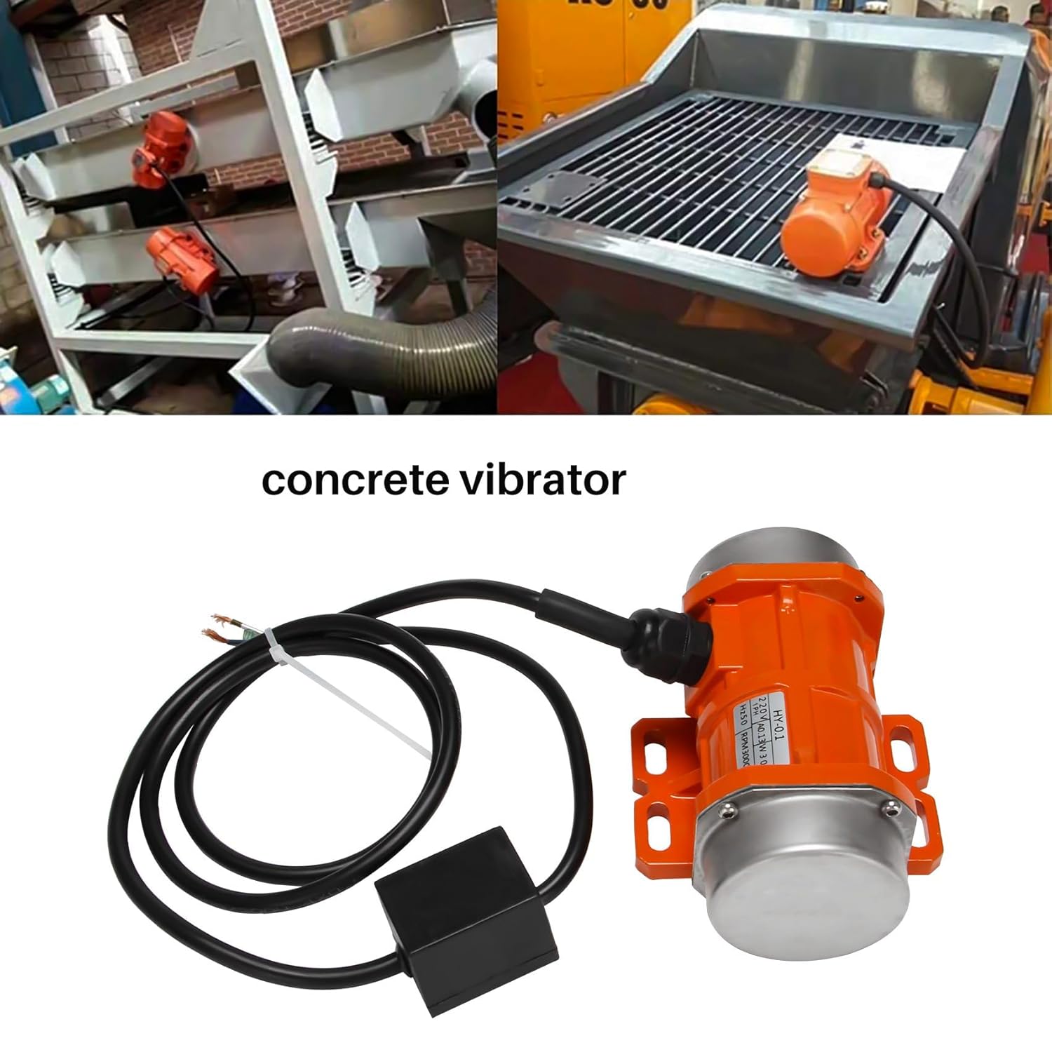 Wiring Connecting Terminals - Concrete Vibrator Vibration Motor 30W 220V 3000Rpm Single Phase Aluminum/Motor Speed Controller - (Style: A)