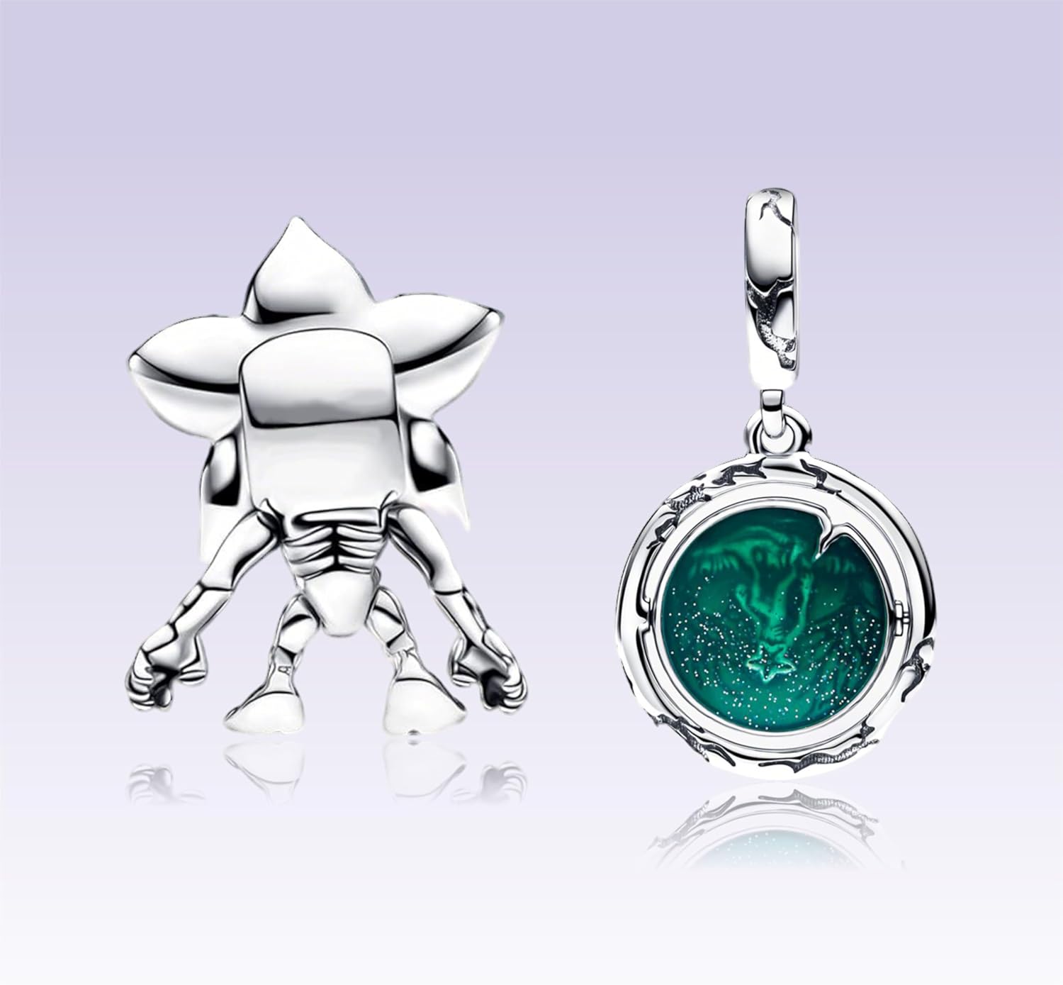 Gold Heart Family Charms Bead for Bracelets and Necklaces Jewelry Charm for Women Valentine Mother's Day - Image 2